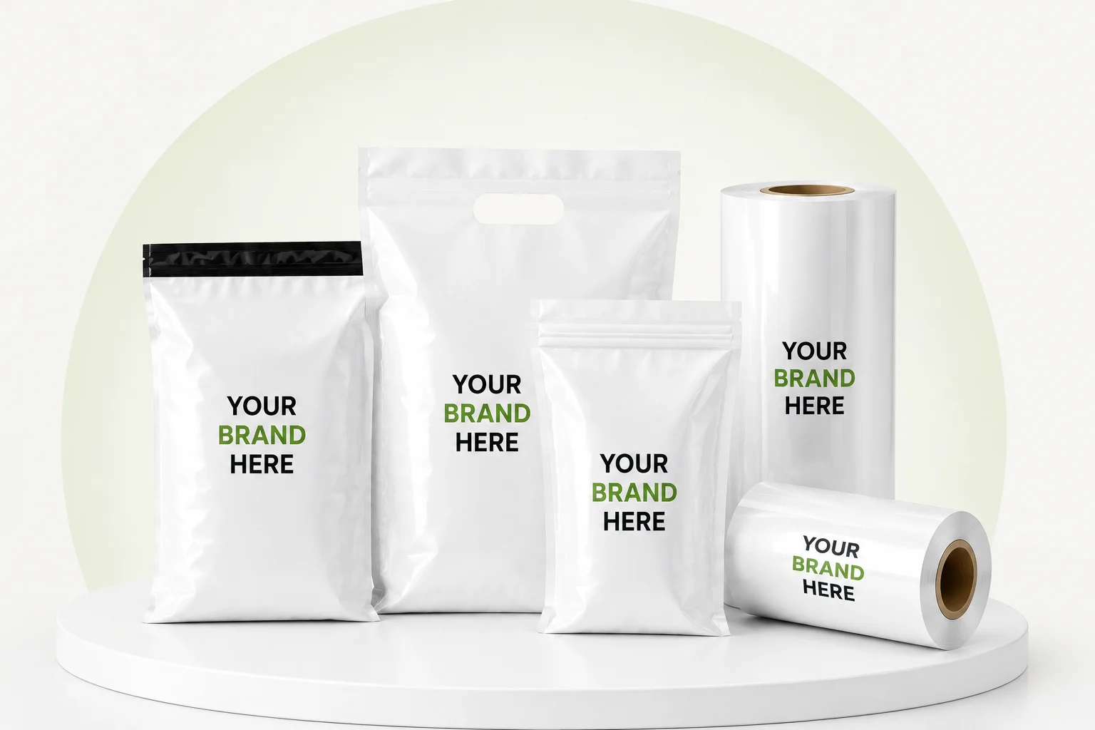Custom packaging solutions by Packtoria — courier bags, poly bags, BOPP bags and packaging rolls with custom printing for brands across India