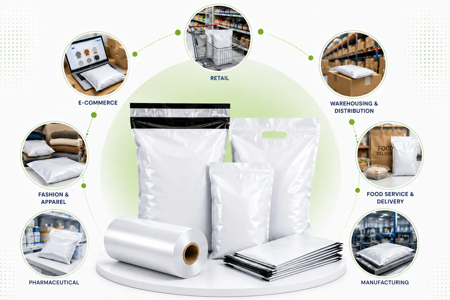 Packtoria packaging solutions trusted across e-commerce, retail, food, manufacturing and logistics industries
