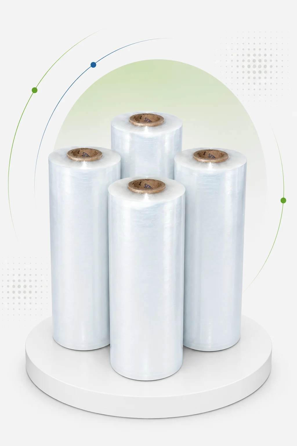Plastic Film Roll – polyethylene packaging roll, 100 feet, Made in India